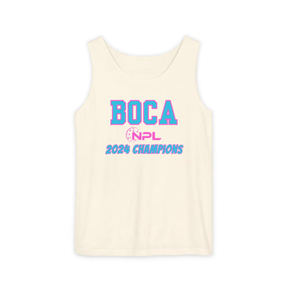 BOCA NPL ‘24 Champions - Unisex Garment-Dyed Tank Top