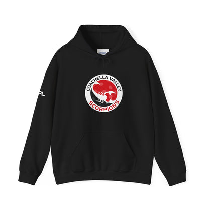* Coachella Valley Scorpions Unisex Hoodie - one sided logo -can customize sleeve