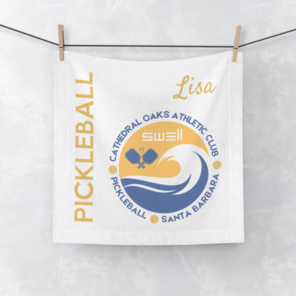 Cathedral Oaks SWELL - Customized Pickleball Face Towel - add your name!