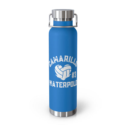 Nanette Camarillo Waterpolo Copper Vacuum Insulated Bottle, 22oz. Add name in notes