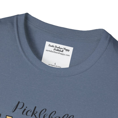 Pickleball Hall of Fame - Unisex Softstyle T-Shirt (customize with Hall of Fame name, or leave blank )