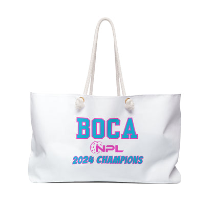 BOCA NPL ‘24 Champions Weekender Bag