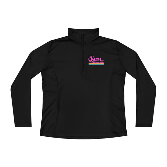 NPL National Championship Weekend. Customize Ladies Quarter-Zip Moisture Wicking