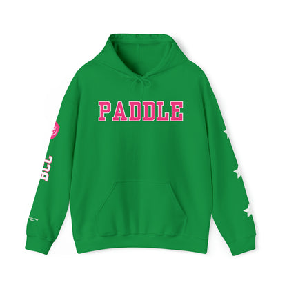 PADDLE Hoodie - PINK writing - 4 sides customized