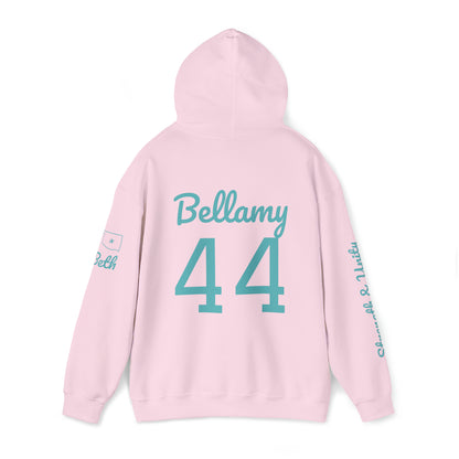 OKC Punishers Hoodie w/ Stars Turquoise Letters - add name sleeve or back