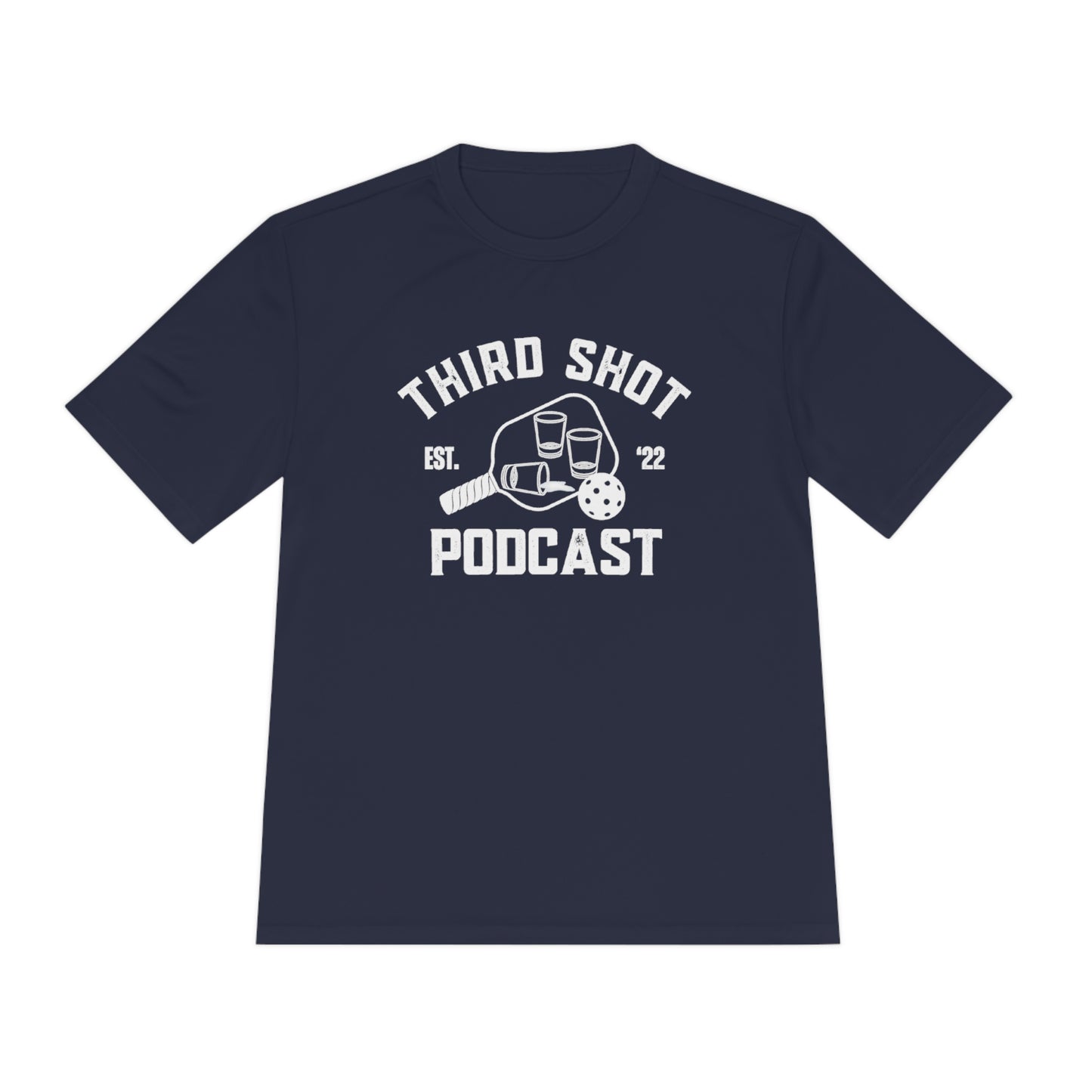 Third Shot Podcast - Men’s/Unisex Moisture Wicking Tee (run large)