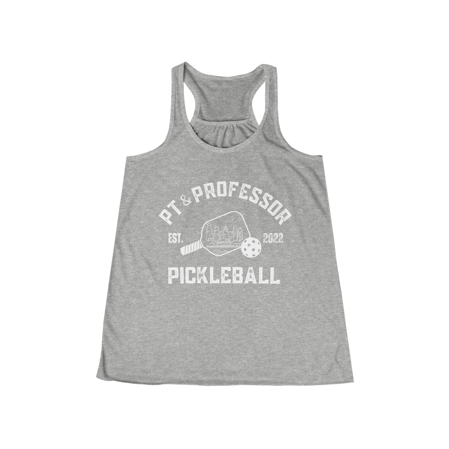 PT & Professor  - Women's Flowy Racerback Tank