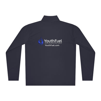 YouthFuel Unisex/Men’s Cut Quarter-Zip Moisture Wicking Pullover