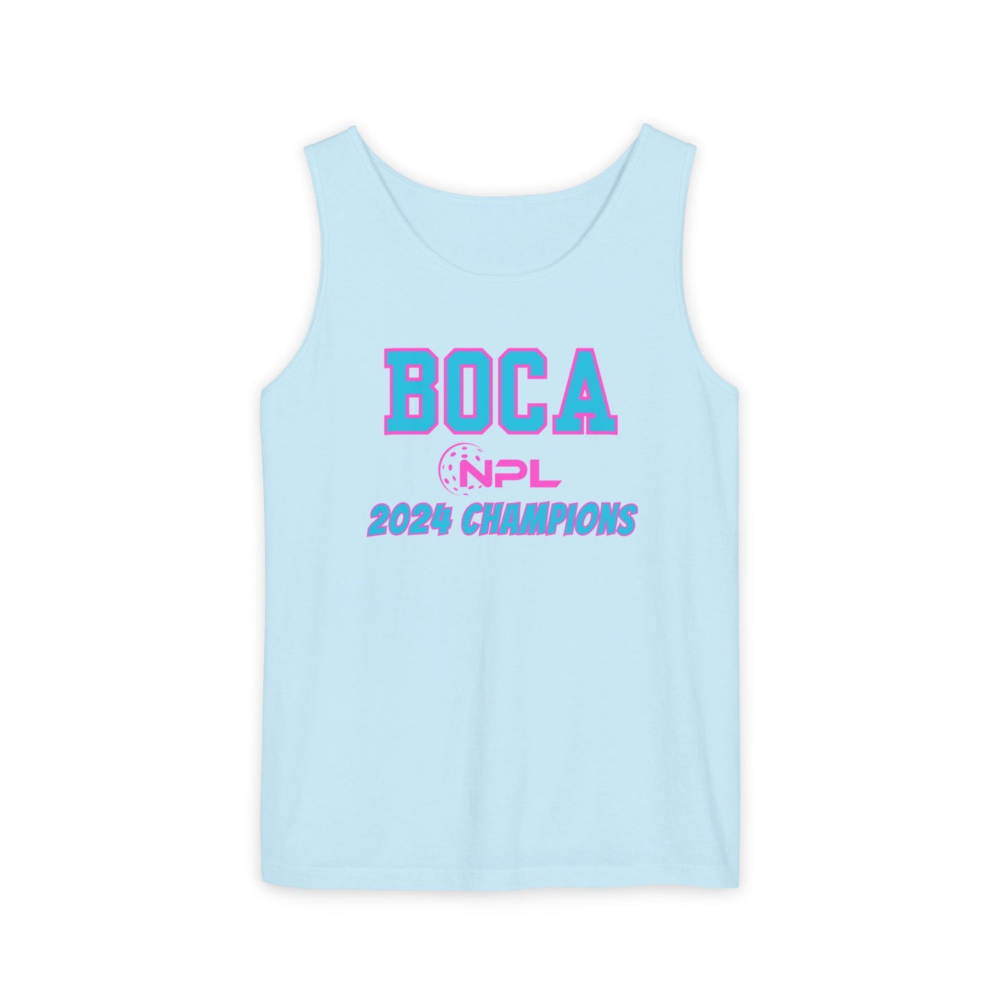 BOCA NPL ‘24 Champions - Unisex Garment-Dyed Tank Top