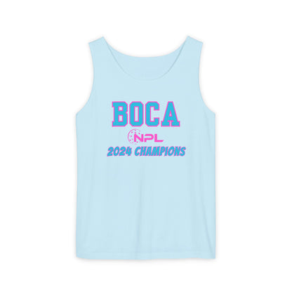 BOCA NPL ‘24 Champions - Unisex Garment-Dyed Tank Top