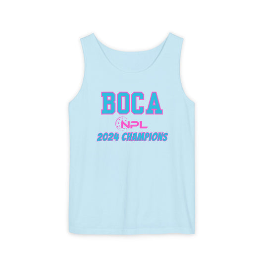 BOCA NPL ‘24 Champions - Unisex Garment-Dyed Tank Top