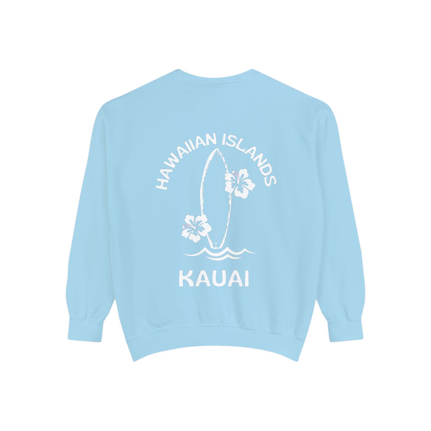 Hawaiian Islands - KAUAI Surf & Beach Crews - Comfort Colors