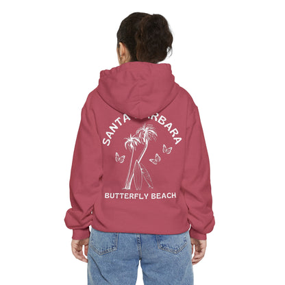 Butterfly Beach Santa Barbara Hoodies   - Garment Dyed, Unisex