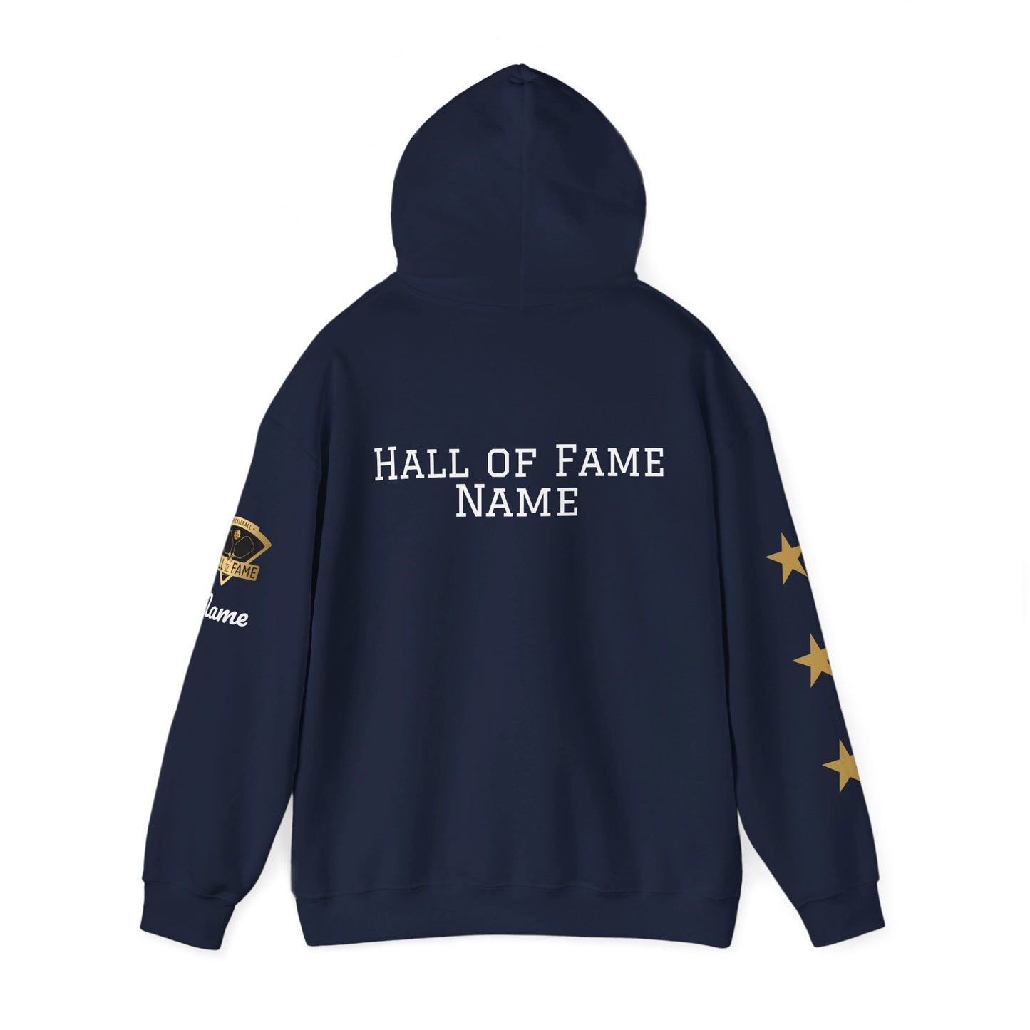 Pickleball Hall of Fame (RIFKIN example) - Hoodie - Customize Hall of Fame Name, or no name