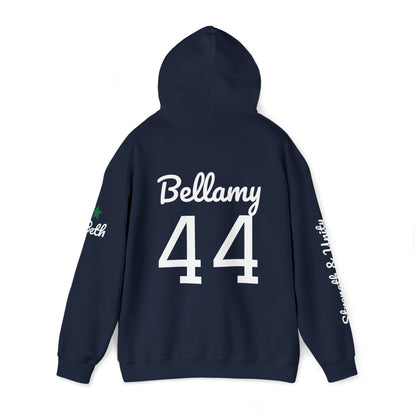 OKC Punishers Hoodie w/ Stars Green Letters - customize sleeve & back