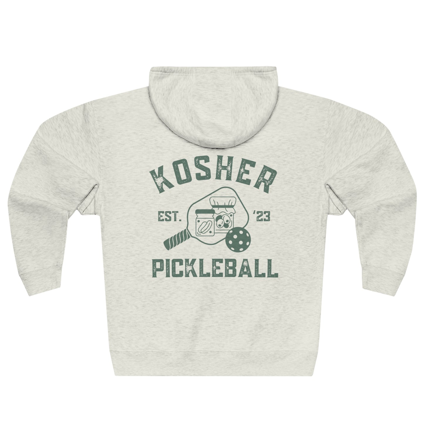 Kosher Pickleball - Unisex Premium Full Zip Hoodie