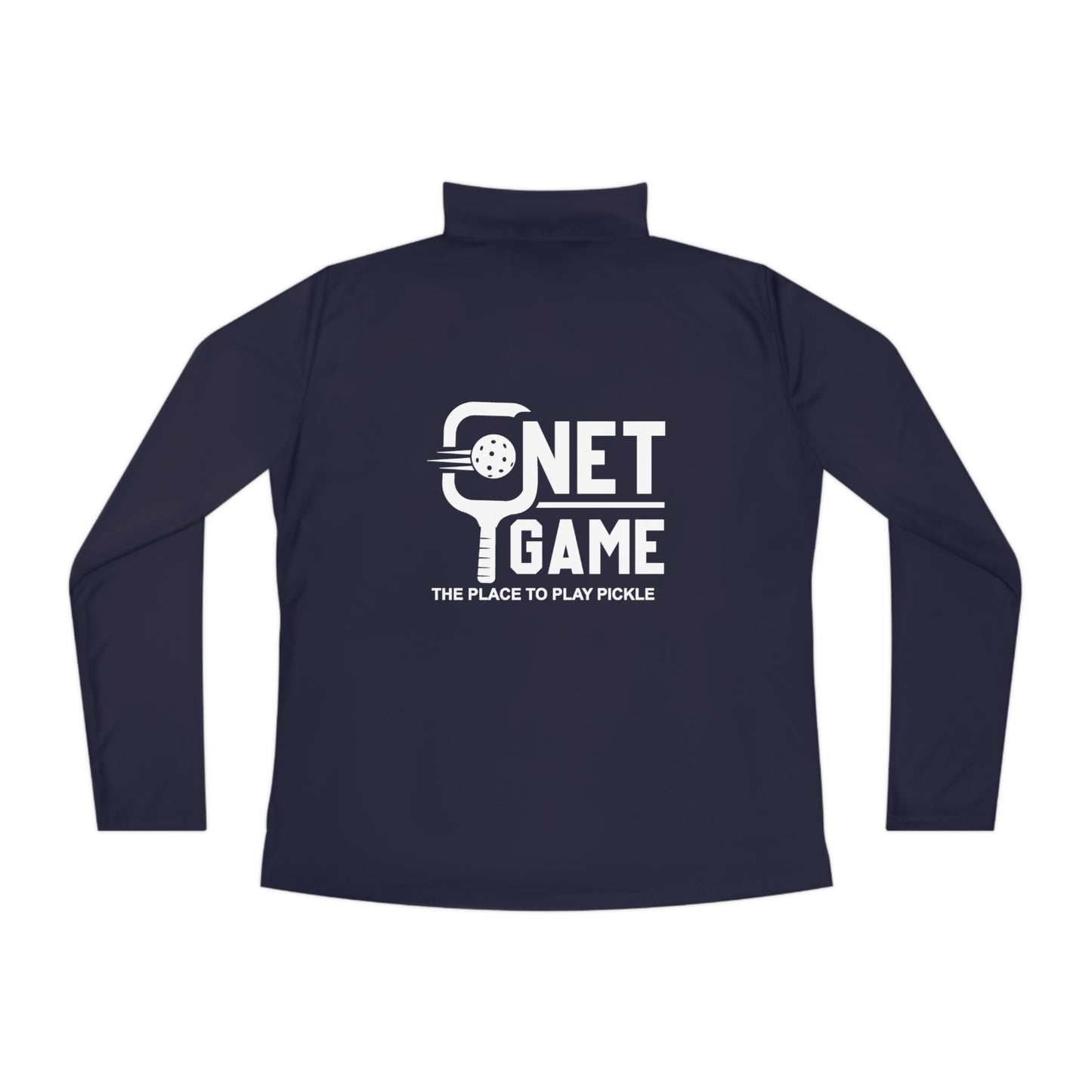 Net Game LOVE  Ladies Quarter-Zip Pullover