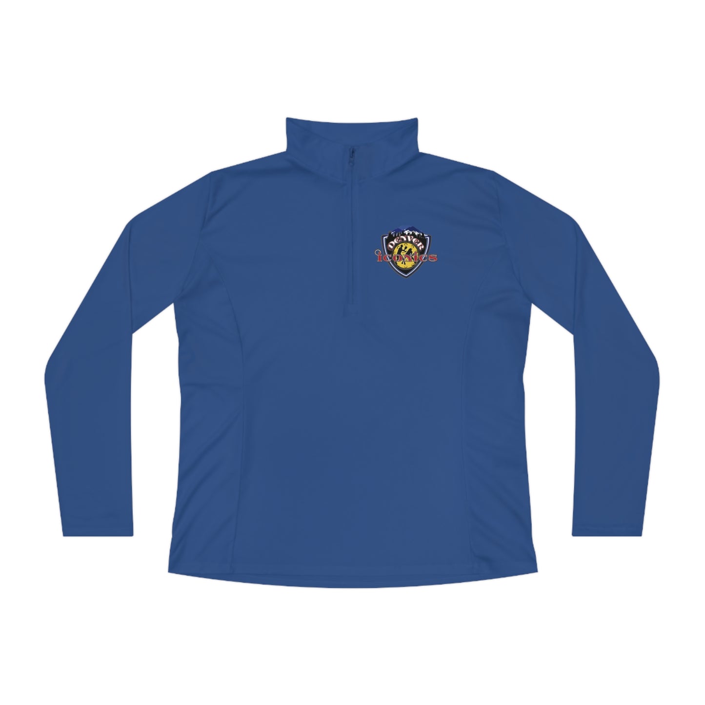 Denver Iconics NPL Team - Ladies Quarter-Zip, Moisture Wicking, SPF 40 (customize your name)