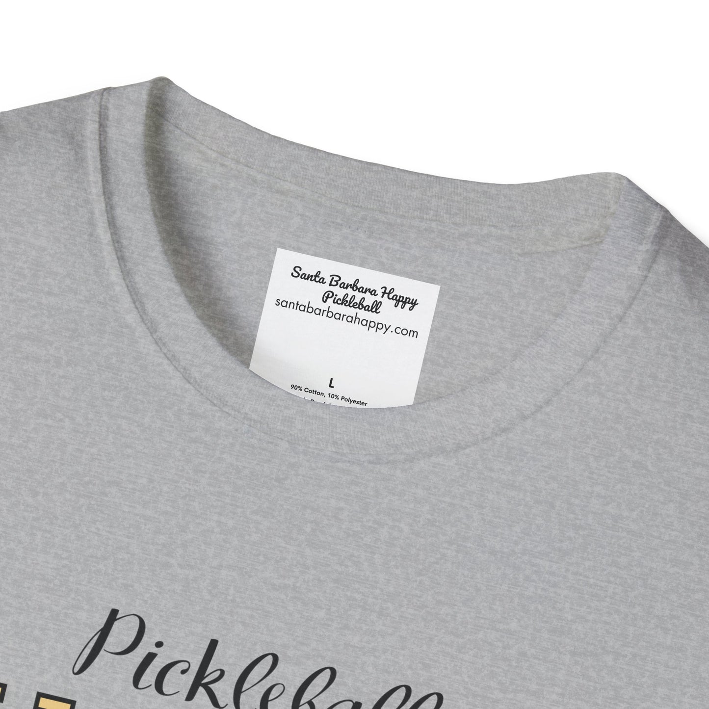 Pickleball Hall of Fame - Unisex Softstyle T-Shirt (customize with Hall of Fame name, or leave blank )