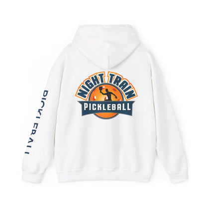 Night Train Hoodie (logo left chest/large back) - Can add your name to the sleeve or back