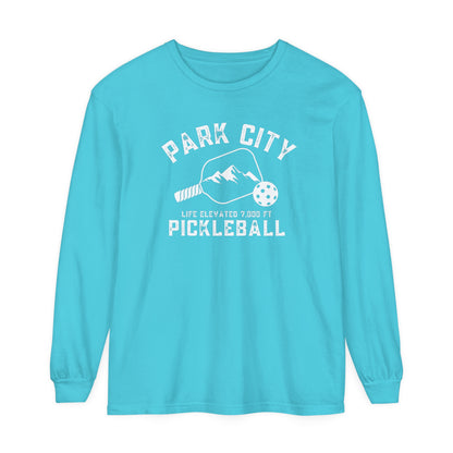 Park City Utah -Unisex Garment-dyed Long Sleeve T-Shirt