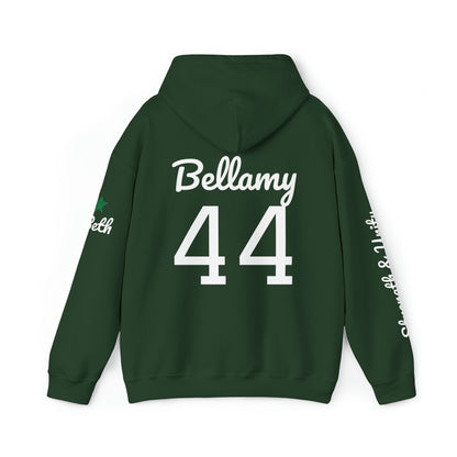 OKC Punishers Hoodie w/ Stars Green Letters - customize sleeve & back