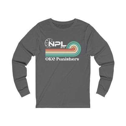 OKC Punishers Retro Custommized Unisex Jersey Long Sleeve Tee