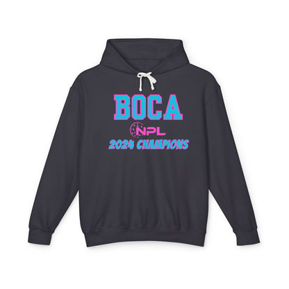 BOCA NPL ‘24 Championship Garment Dyed Unisex Lightweight Hoodie