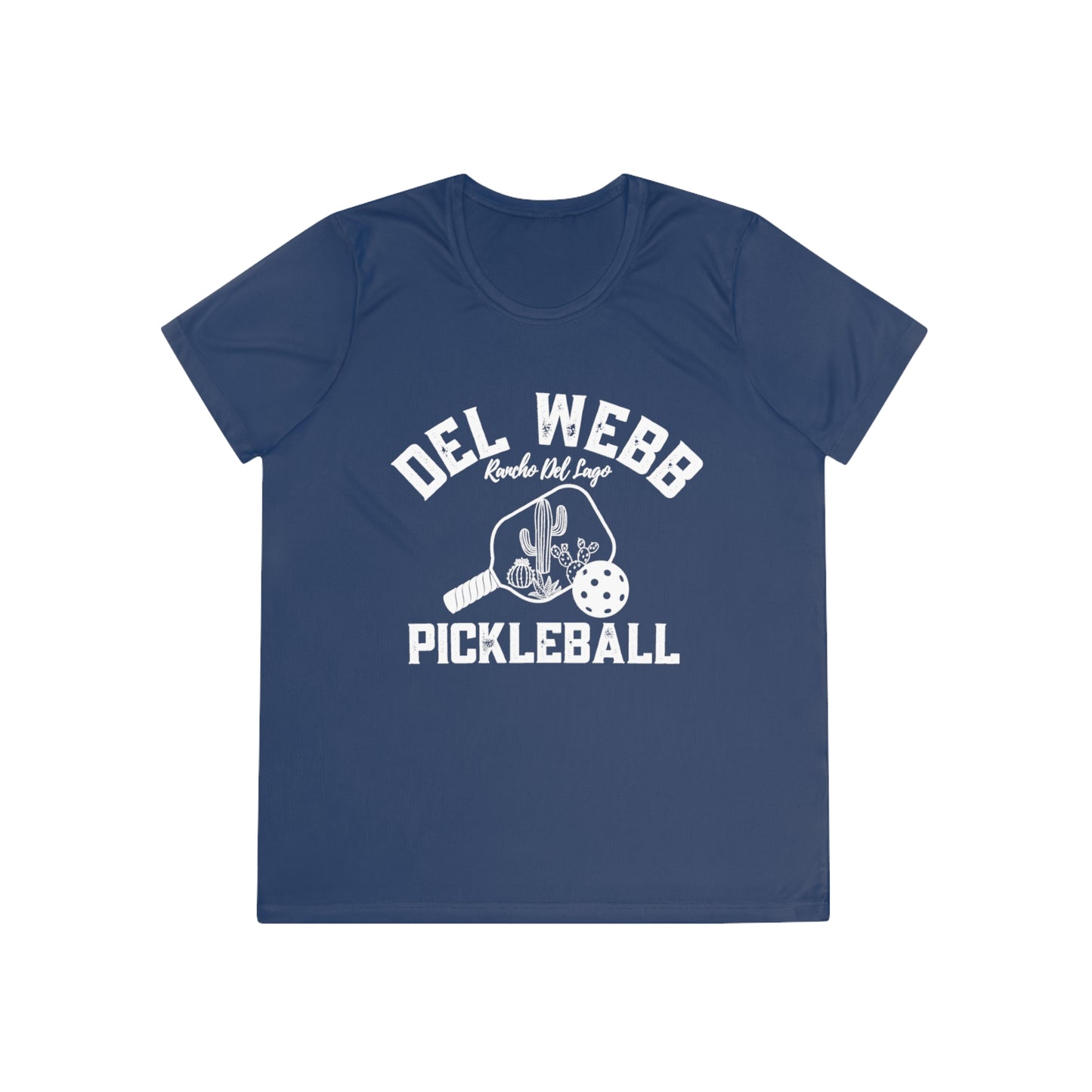 Del Webb Pickleball - Moisture Wicking, SPF 40, Ladies Competitor Tee