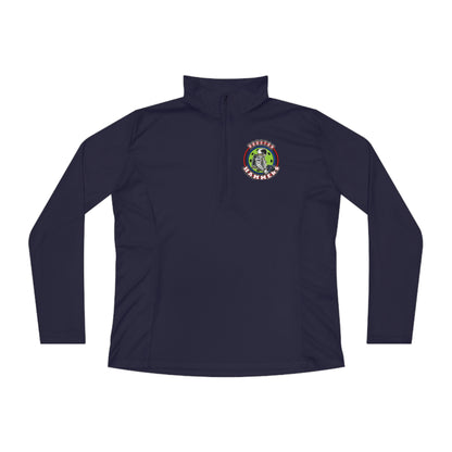 * Houston Hammers NPL - Ladies Cut -SPF 40, Moisture Wicking, Quarter-Zip Pullover