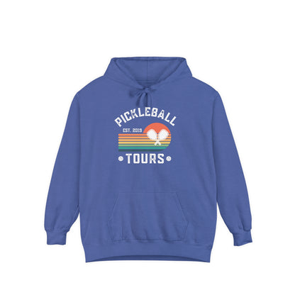 Pickleball Tours Distressed - Comfort Colors Hoodie