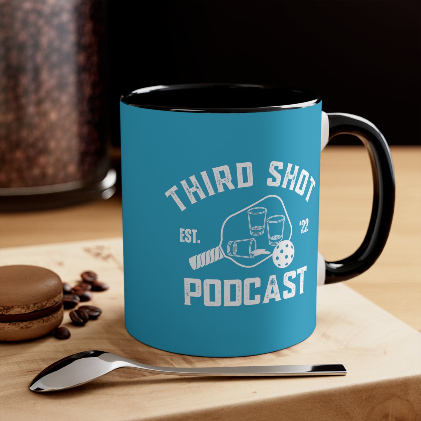 Third Shot Podcast Morning Podcasters Coffee Mug, 11oz