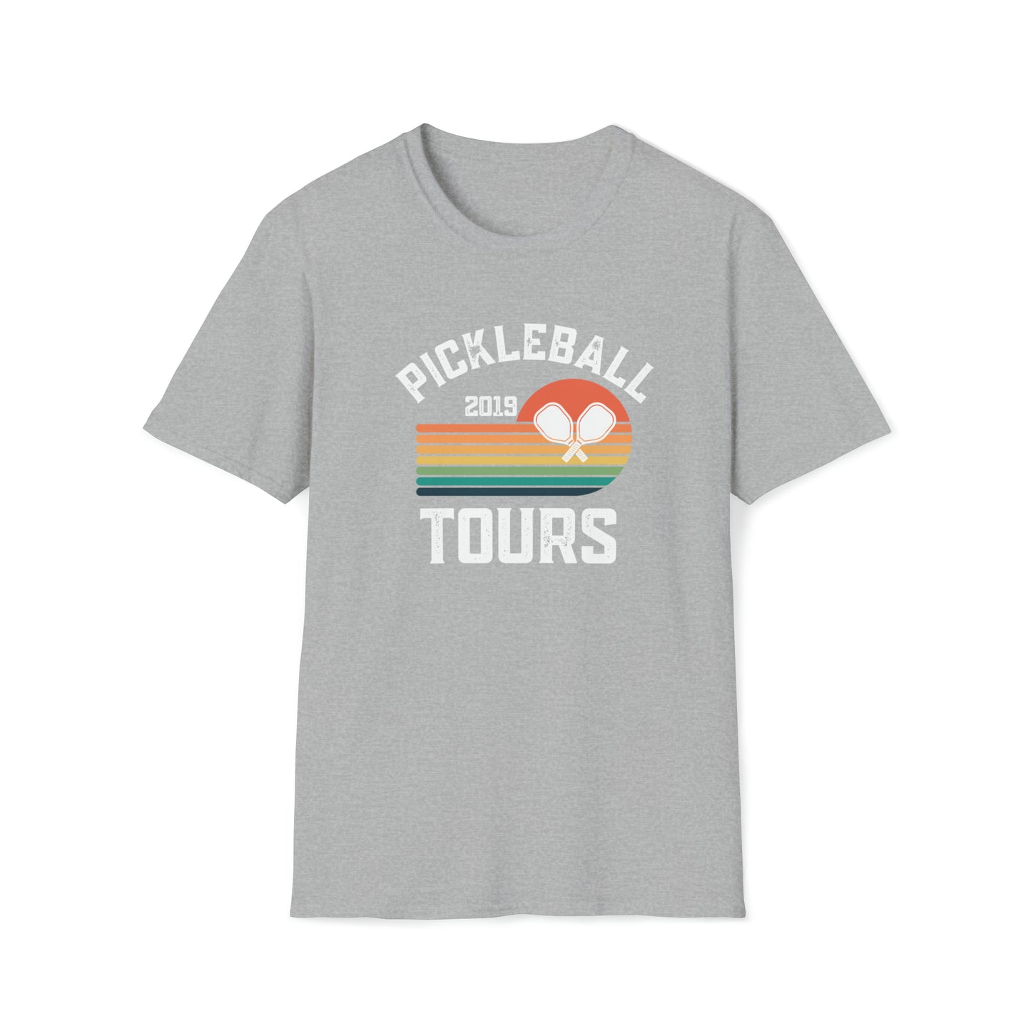Pickleball Tours - Unisex Softstyle T-Shirt
