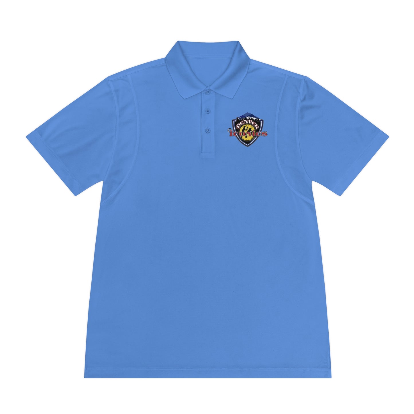 Denver Iconics NPL Team Men's Moisture Wicking, Sport Polo Shirt (customize name)