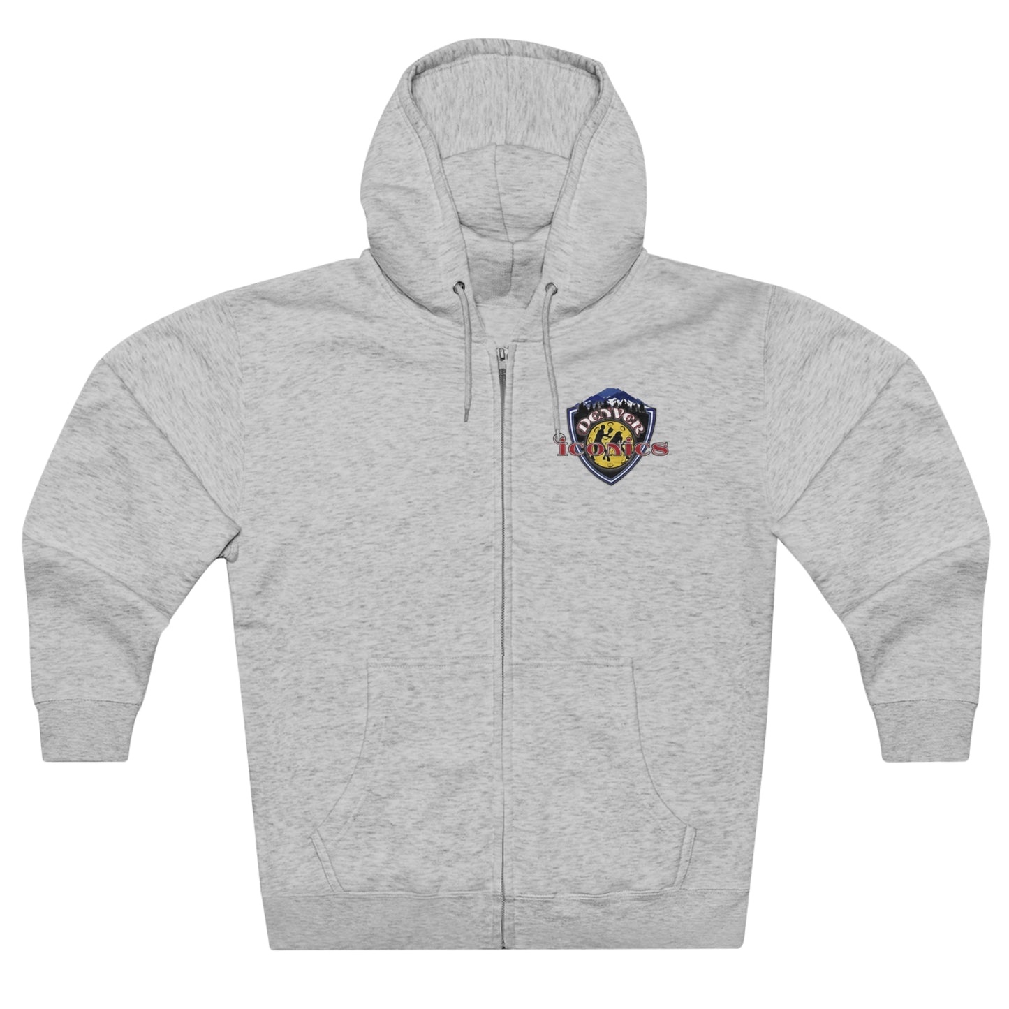 Denver Iconics NPL Team - Unisex Zip Up Hoodie 80% cotton extra plush (can add name left chest)