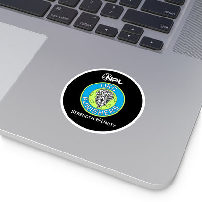 OKC Punishers - NPL Round Stickers, Indoor\Outdoor