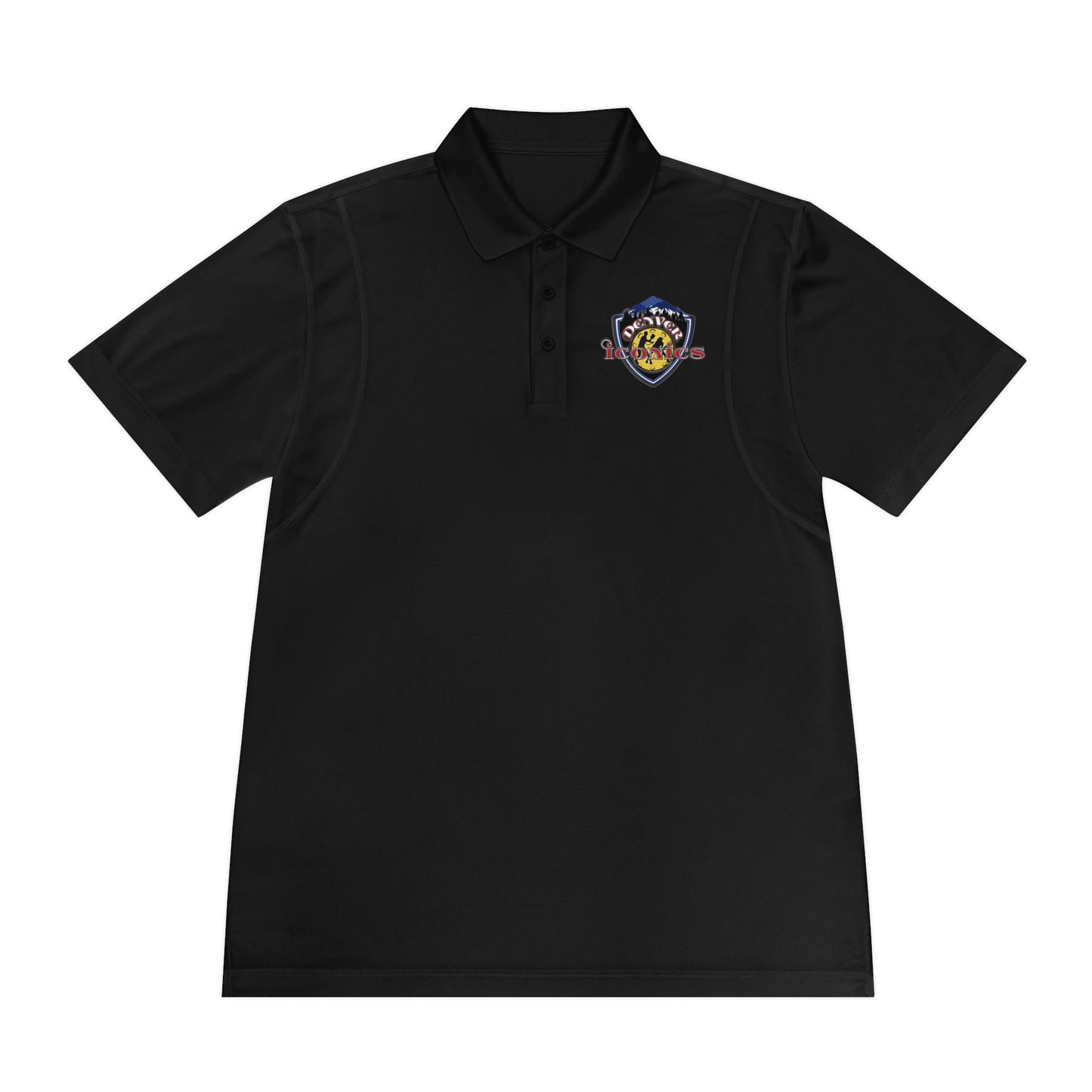 Denver Iconics NPL Team Men's Moisture Wicking, Sport Polo Shirt (customize name)