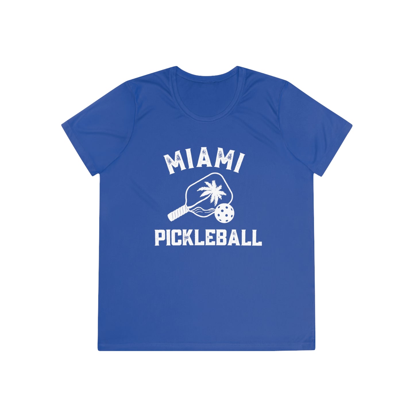 Miami Pickelball - Ladies SPF 40- Performance Moisture Wicking Tee