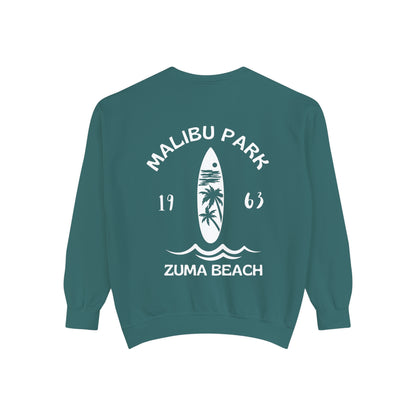 Malibu Park - Zuma Beach - Crew (Palm Tree Version) - Comfort Colors