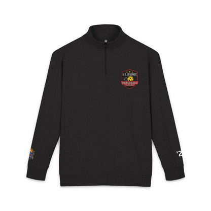 US Legends - or your logos - Unisex Fleece 1/4 Zip Embroidered 4 sides - Cotton Heritage