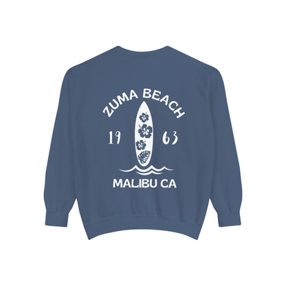 Zuma Beach Crew (Hibiscus version) Sweatshirt - Comfort Colors