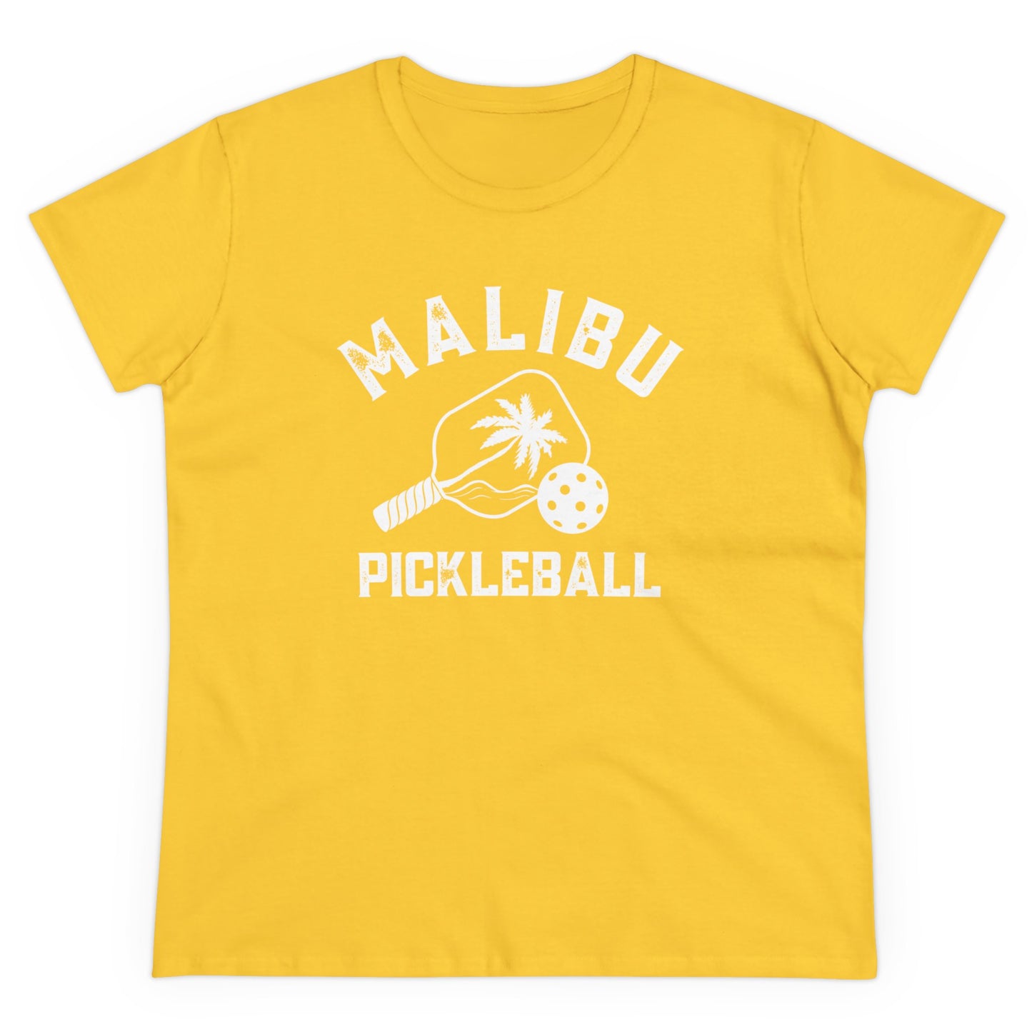 Malibu Pickleball Women's Midweight Cotton Tee