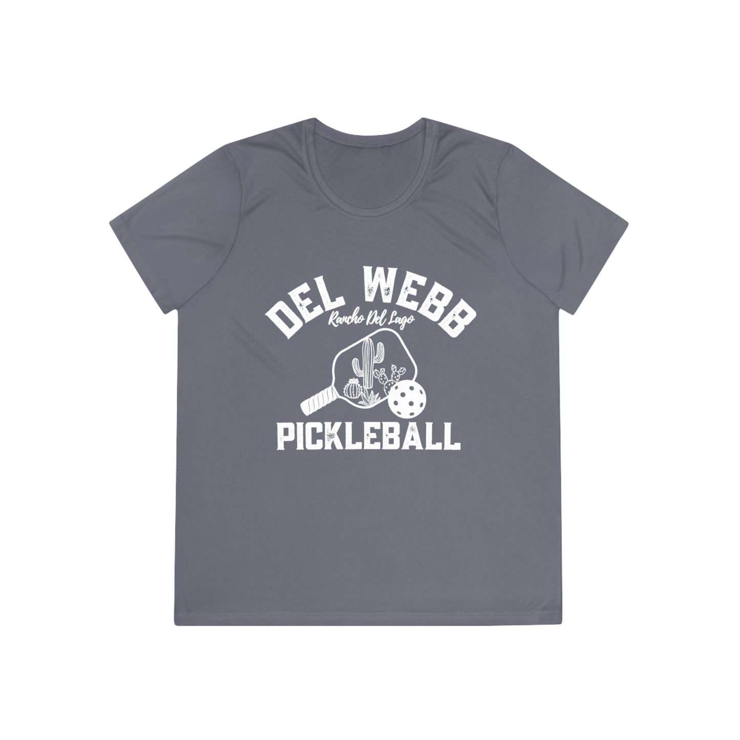 Del Webb Pickleball - Moisture Wicking, SPF 40, Ladies Competitor Tee