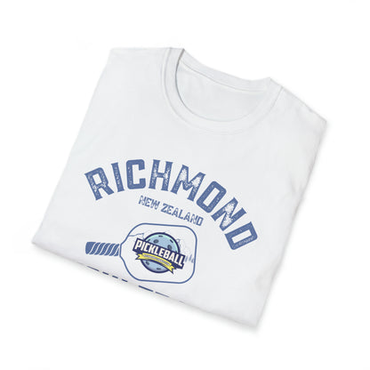 Richmond New Zealand Pickleball - Unisex Softstyle T-Shirt, 100% cotton