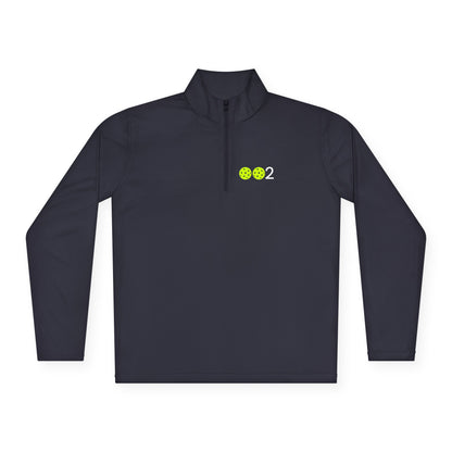 PICKLZ 15  Unisex SPF 40 Moisture Wicking Quarter-Zip Pullover - add your number in instructions