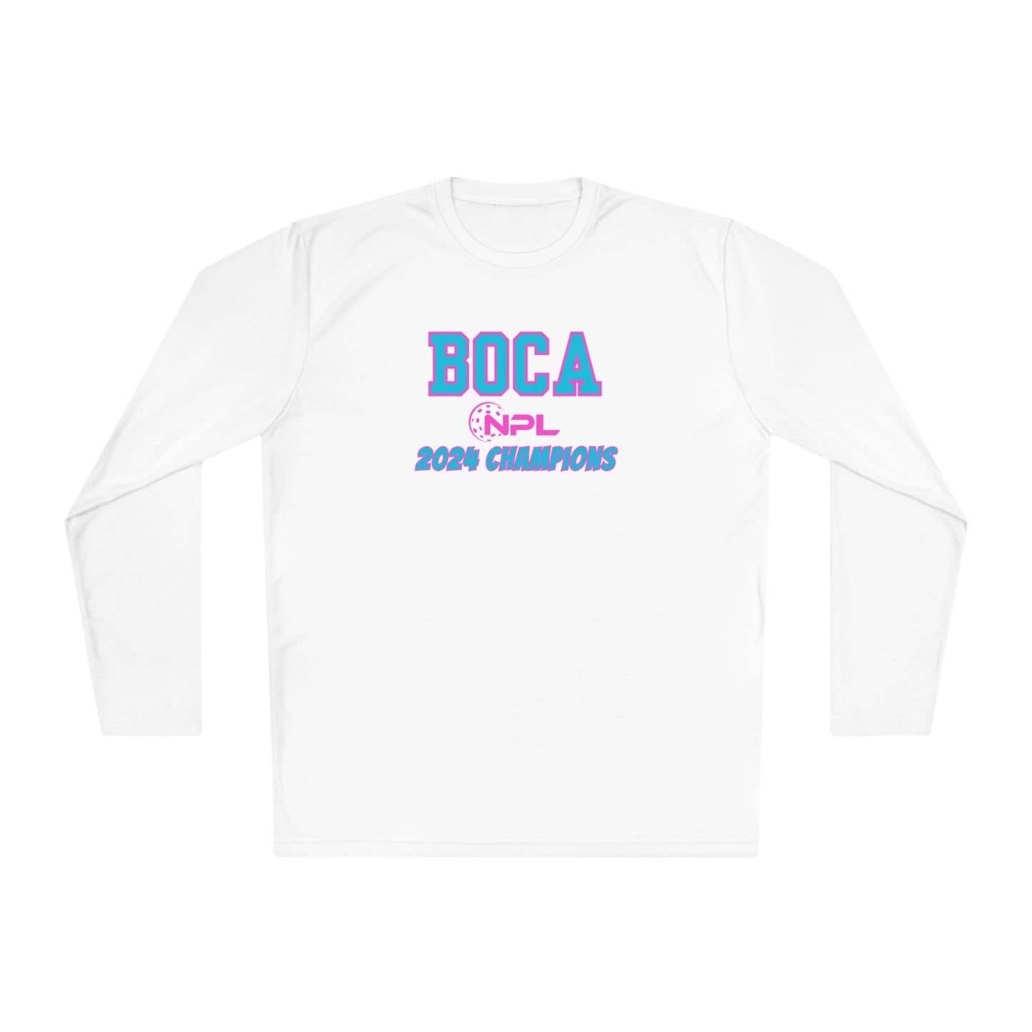 BOCA NPL ‘24 Champions - SPF 40 Unisex Lightweight Long Sleeve Moisture Wicking - player’s names on back