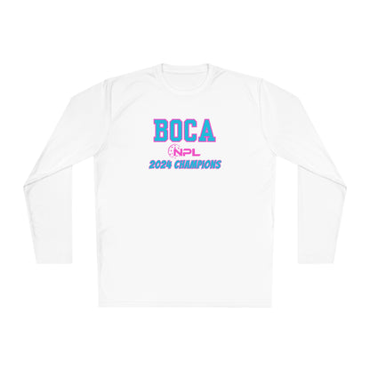 BOCA NPL ‘24 Champions - SPF 40 Unisex Lightweight Long Sleeve Moisture Wicking - player’s names on back