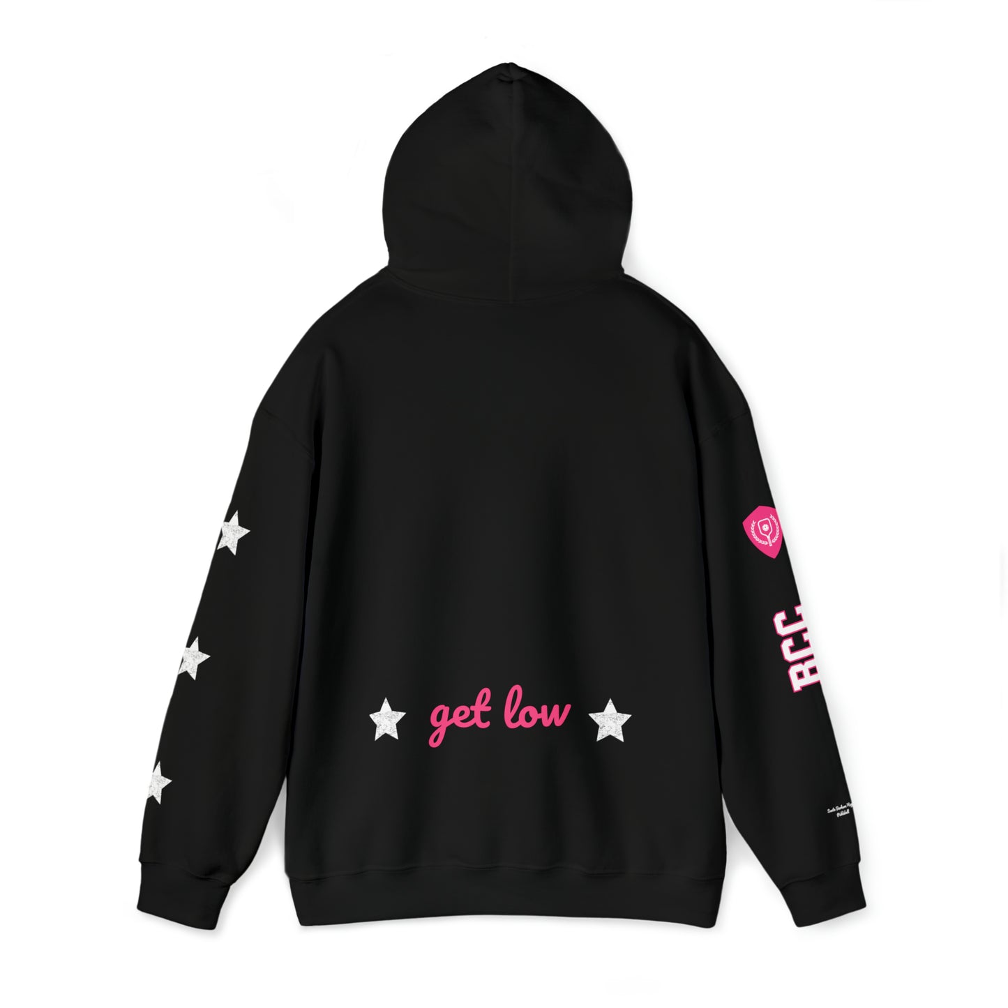 PADDLE Hoodie - PINK writing - 4 sides customized