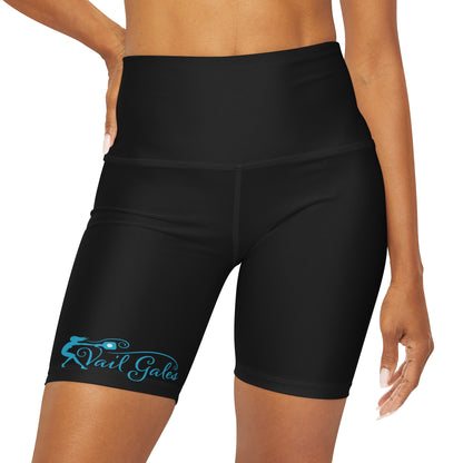 Vail Gales Pickleball - High Waisted Yoga Shorts