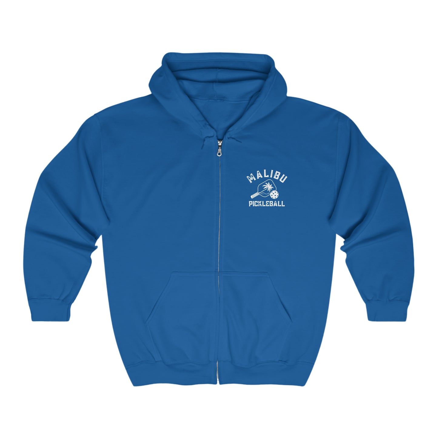 Malibu Pickleball Unisex Heavy Blend™ Full Zip Hooded Sweatshirt